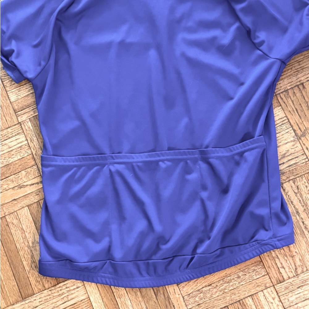 Women's L Trek Jersey Cycling 1/2 1/4 Zip Pullover Shirt Top Pockets - Picture 6 of 8